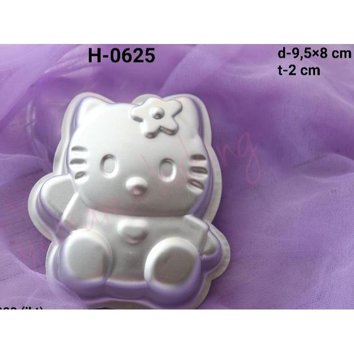 H-0625 Loyang cetakan bento pudding cake tumpeng coklat hello kitty