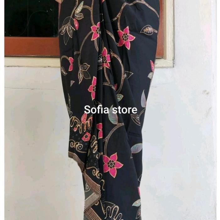 Rok Katun Batik Pinggang Karet Nova