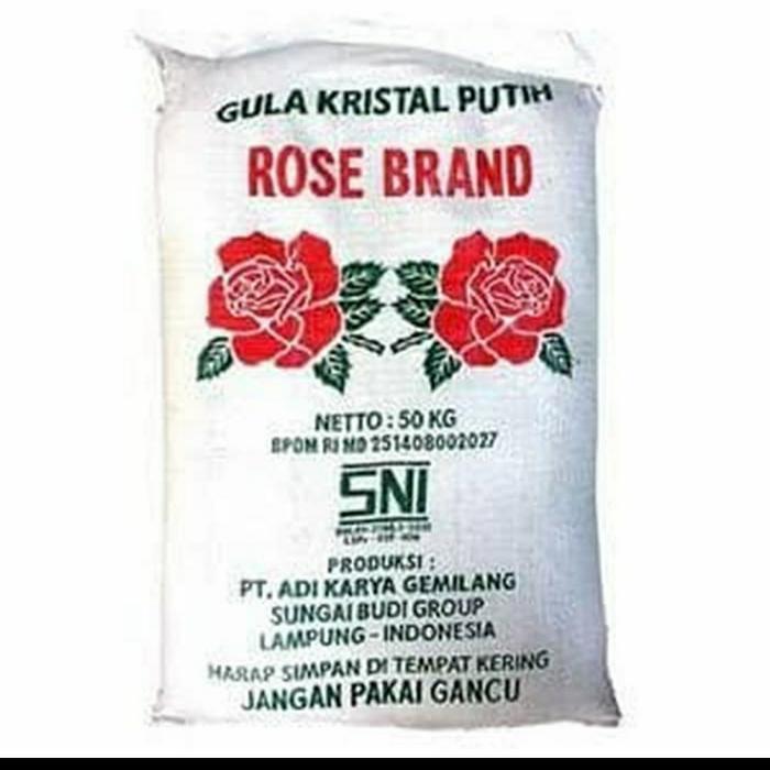 Gula Pasir Rose Brand 50 kg Grab&Gojek Only