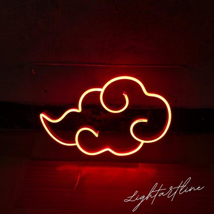 NEON FLEX Akatsuki Lampu Akatsuki Custom Neon Flex Logo Akatsuki Lampu Hias Akatsuki