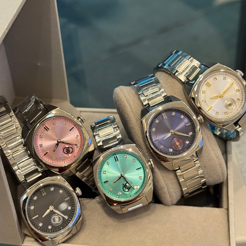 fashion brand steel watch for lady quartz movement elegant style crafted by GC inspiration Christmas