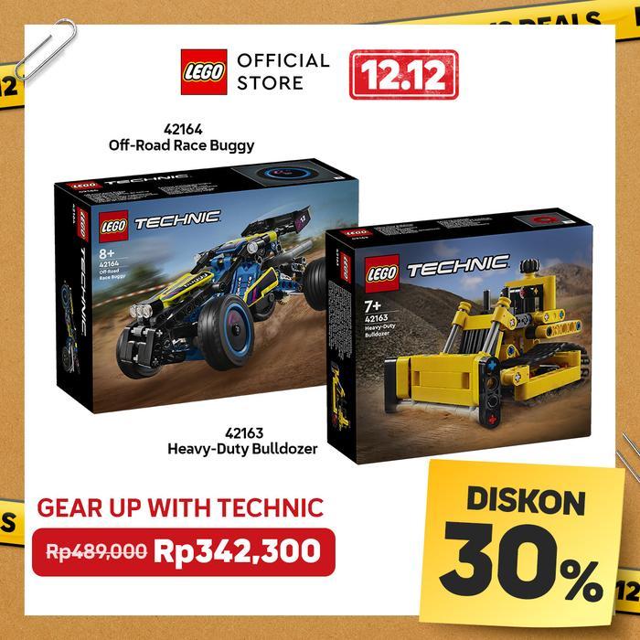 LEGO Technic Bundle - LEGO Technic 42164 Off-Road Race Buggy + LEGO Technic 42163 Heavy-Duty