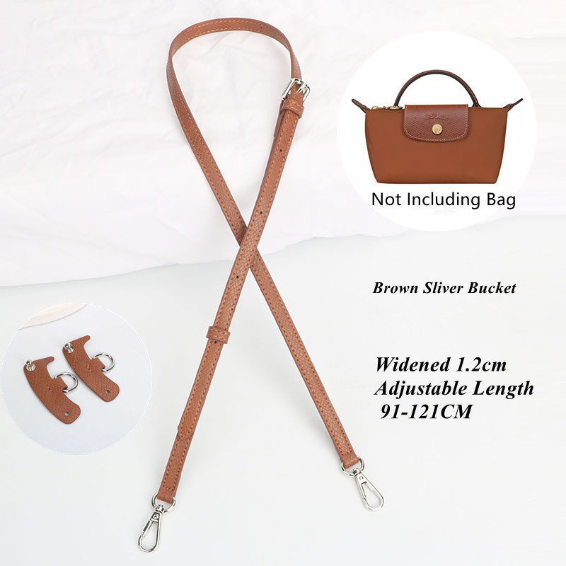 Bag Strap Bag Transformation Accessories For Longchamp Mini Bag Genuine Leather Shoulder Strap