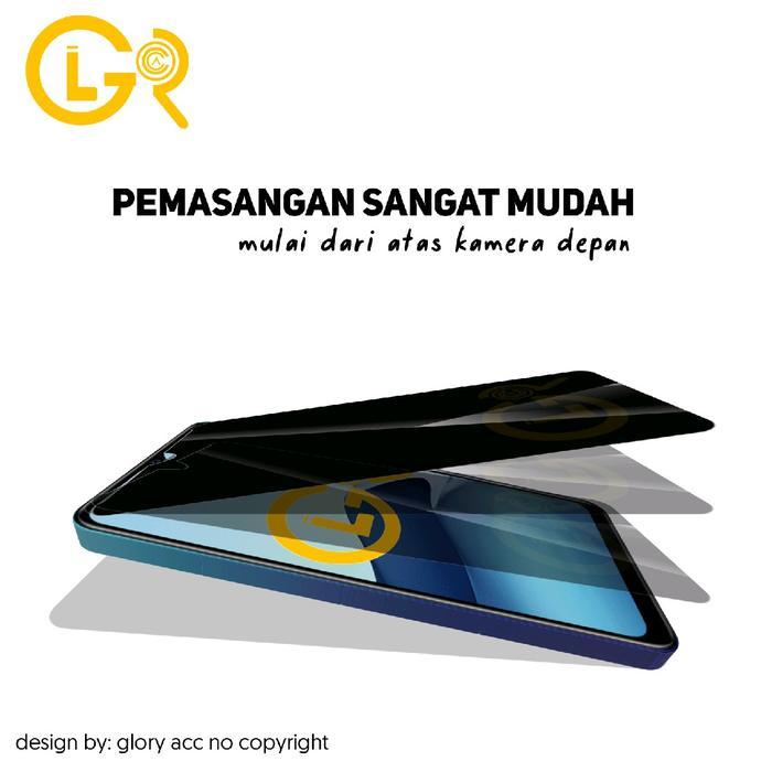 Ketubruk_ Tempered Glass Spy For Tecno Pova 4 / Neo 2 / Neo 3 Privacy Pelindung Layar Hp