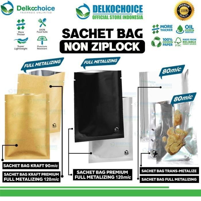 Sachet Bag Bungkus Kemasan Makanan FOOD GRADE Delkochoice NON ZIPLOCK