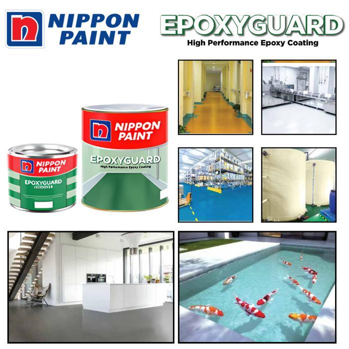 NIPPON PAINT CAT LANTAI EPOXYGUARD 0,9 LITER CAT KERAMIK EPOXY GUARD BISA CUSTOM WARNA CAT LANTAI