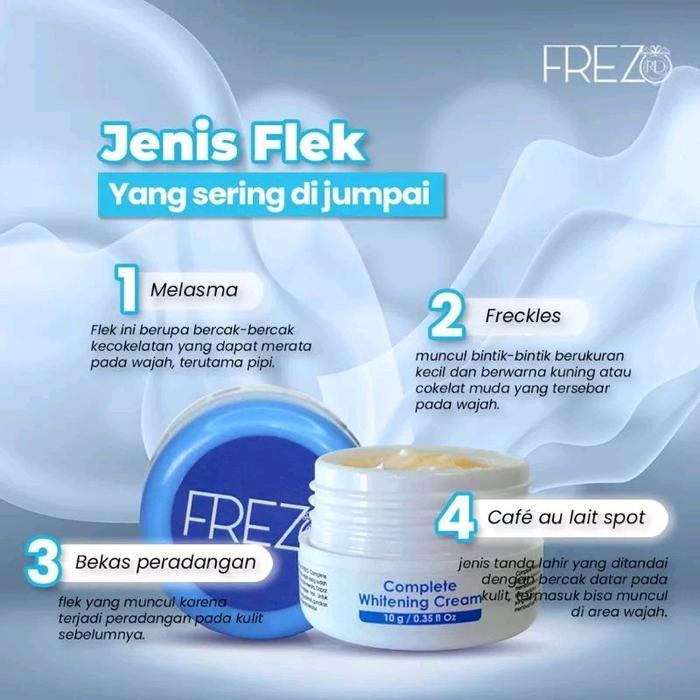 Cream frezo complete whitening/ Cream 2in1 siang malam/ pemutih wajah ampuh bpom