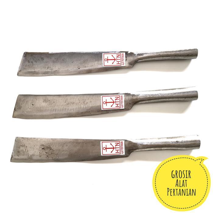 Golok Kayu Anti Copot Gagang Besi Pasti Ori