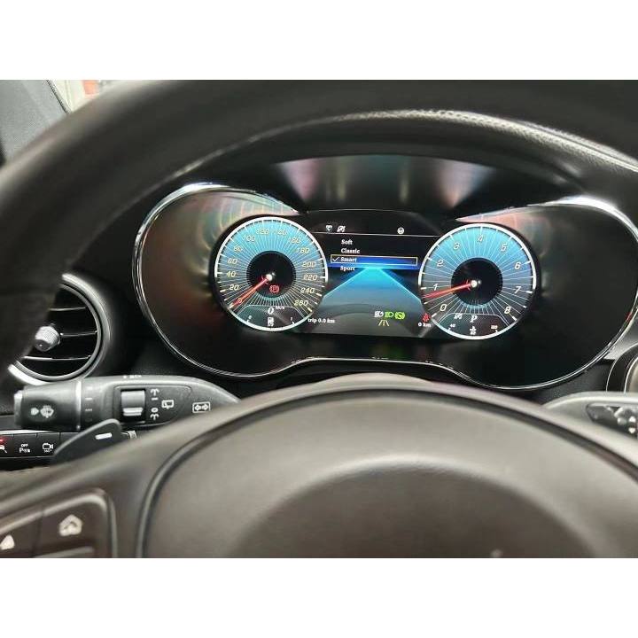 . Lcd Speedometer Digital Dashboard For Mercedes Benz C-Class W204 W205 2011-2018 Panel Virtual