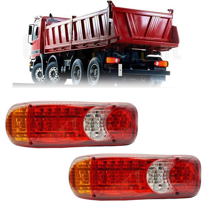 Ready Lampu Stop Led Belakang Truk Trailer Volvo Man Fuso Hino 24Volt