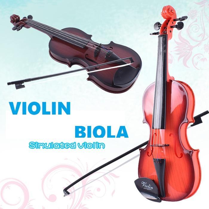 MAINAN ANAK ALAT MUSIK VIOLIN / BIOLA - EDUKASI BELAJAR MUSIC DIRUMAH / Alat musik gesek / biola