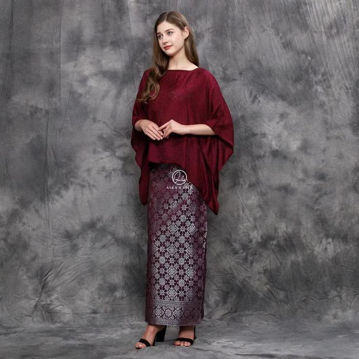 TERLARIS AIRA BATIK_ Ayunda One Set I One Set Kondangan Baju Wisuda Bridesmaid Rok Songket I Outfit