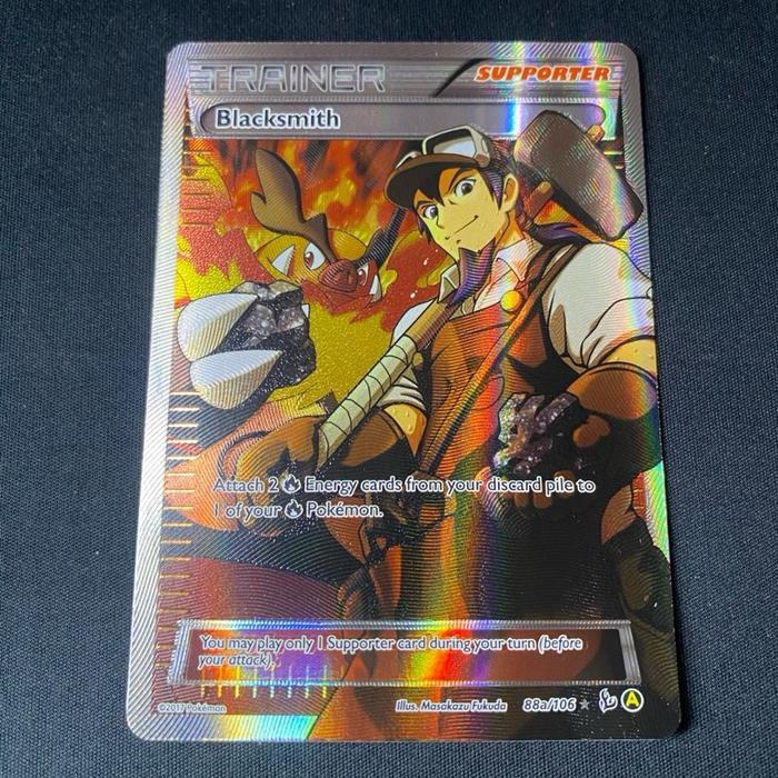 Blacksmith Full Art FA SR EN XY Alternate Art Promo - Kartu Pokemon Card Game TCG ENGLISH
