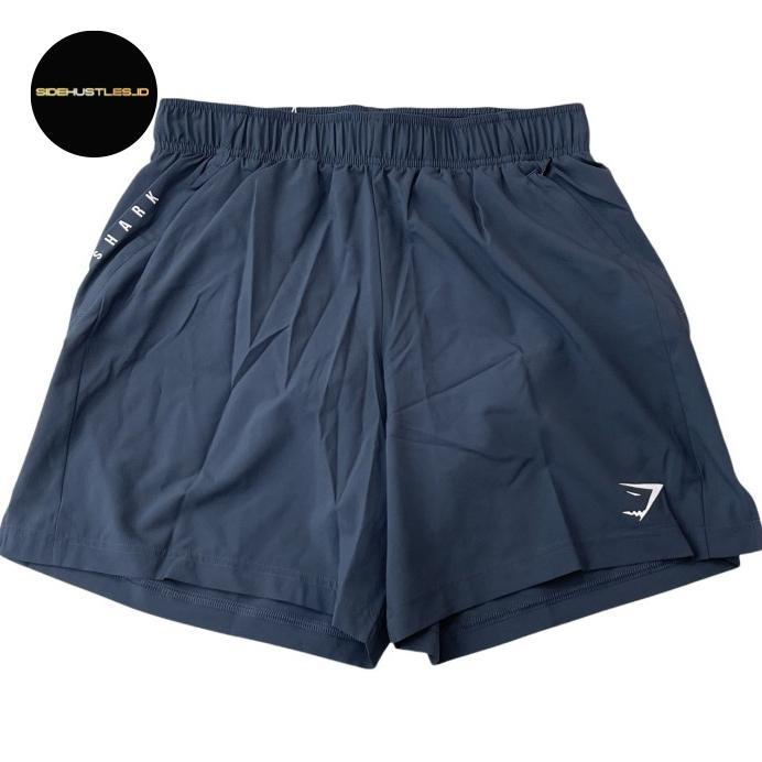 Gymshark Sports 7" 2 In 1 Shorts Titanium Blue (100% Authentic) Gym Shark Original Bnwt