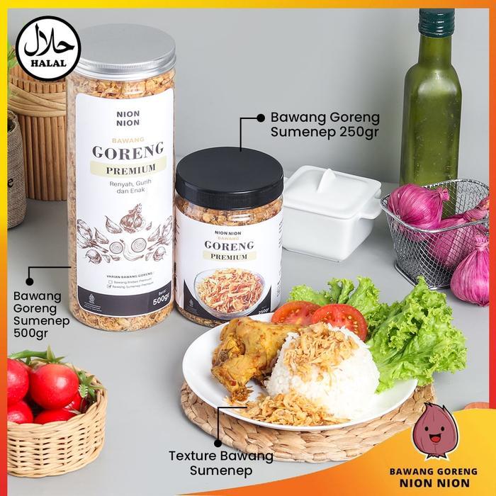 Bawang Goreng Sumenep 250 Gram, Bawang Merah Goreng Sumenep Asli Terlaris