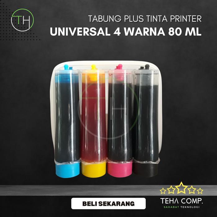 TERBARU Tabung Infus Plus Tinta 4 Warna Modifikasi Inktank Printer Canon HP