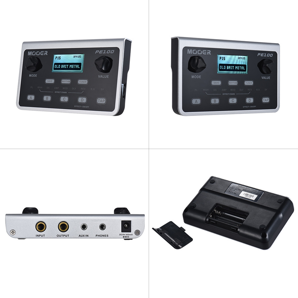 . Multi Effect Guitar Pedal Mooer Pe100 Guitar Multi Effects Pedal -