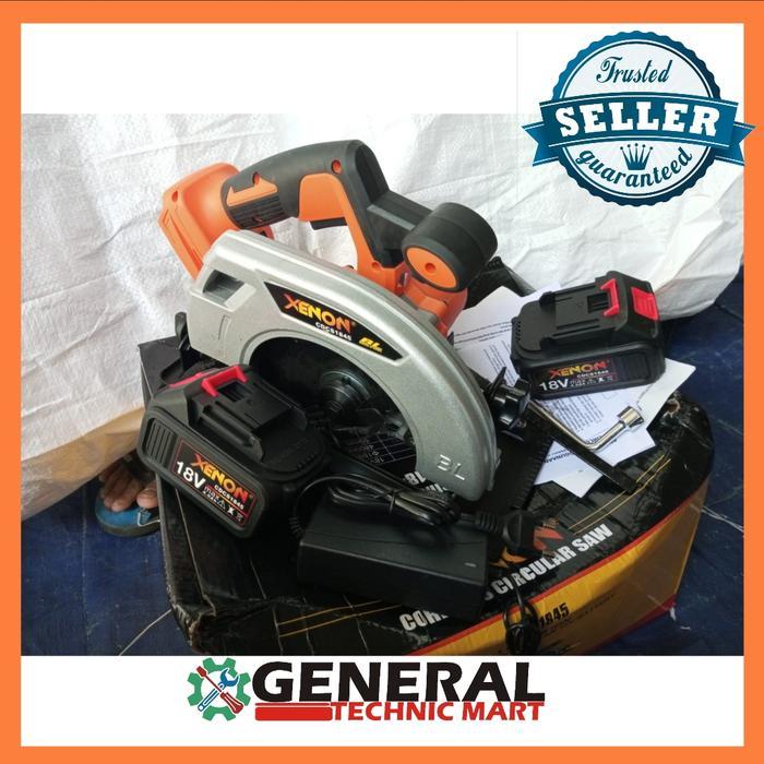 sintayanistore12 XENON Circular Saw Baterai Cordless Potong Kayu 7" (Bosch Dewalt)