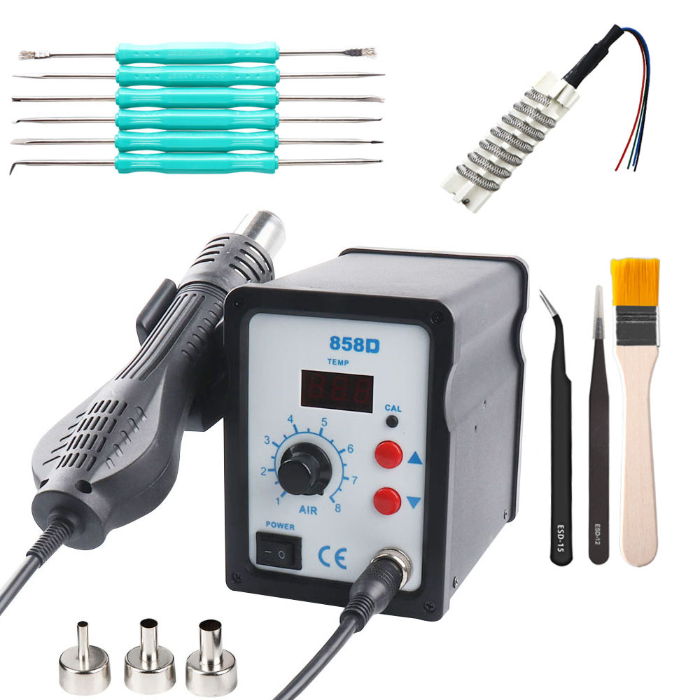 . Hot Air 858D Bga Rework Solder Station Blower Hair Dryer -