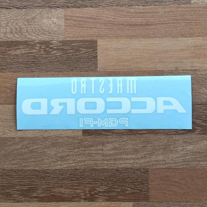 sticker stiker kaca belakang honda accord maestro pgmfi jdm oracal