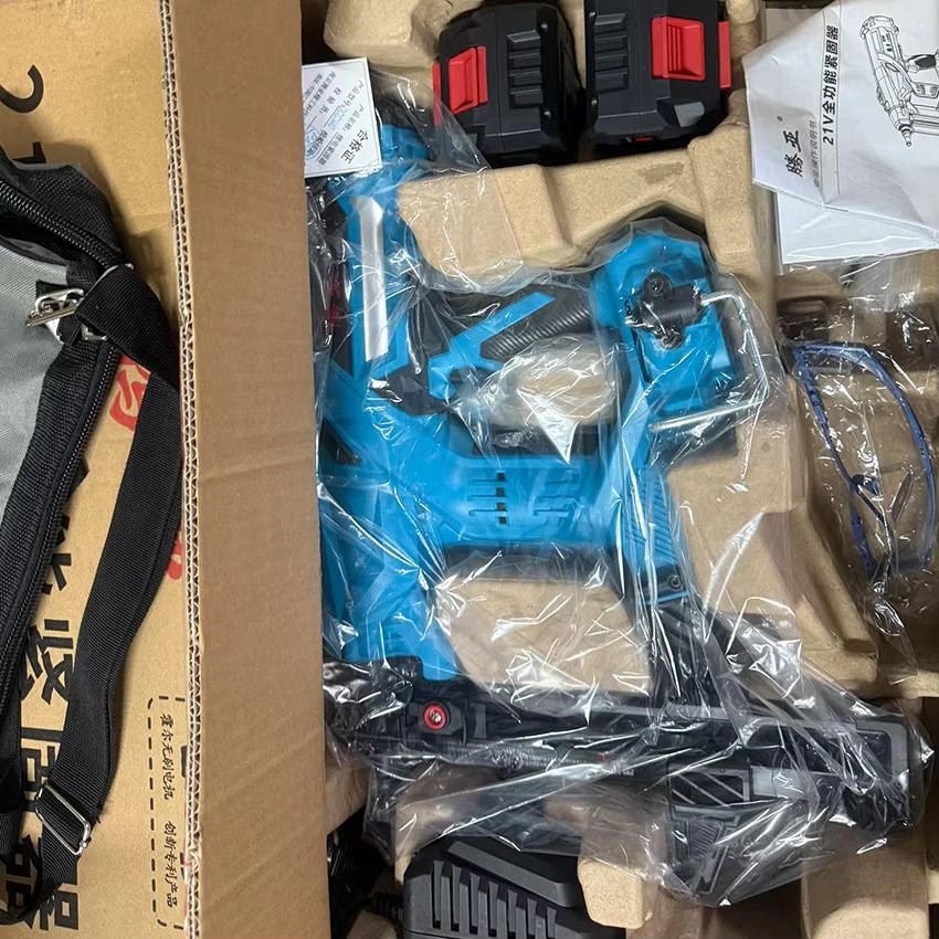 DCCN40 Woodworking Nail Gun Steel Nail Gun Electric Steel Nail Gun Rechargeable Door And Window