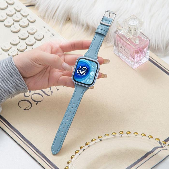 jaw Buckle Leather Strap For Huawei Watch Fit 1 Huawei Watch Fit 2 Huawei Watch Fit 3 Huawei Watch