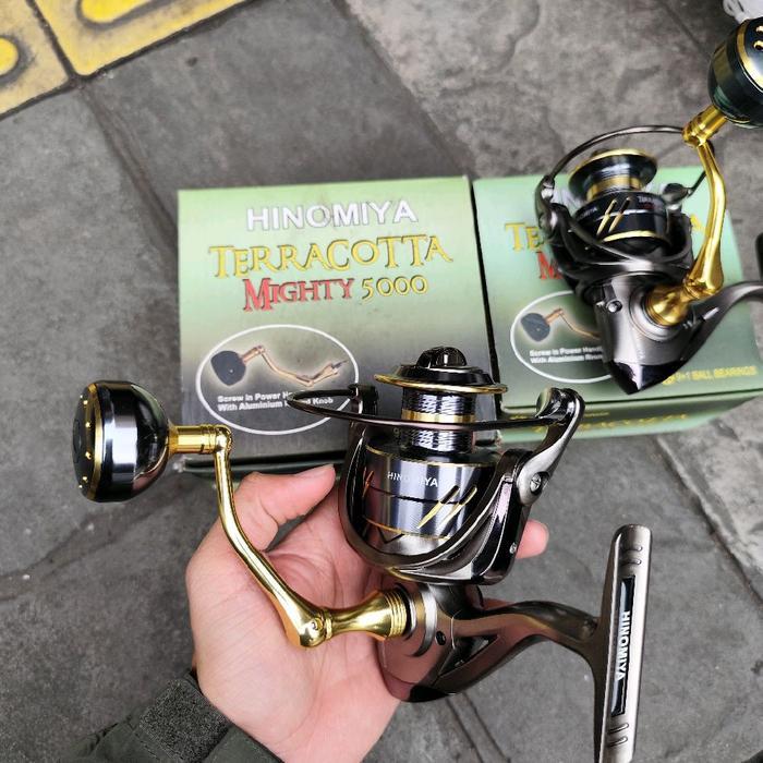 Reel Hinomiya Terracotta Mighty Power Handle
