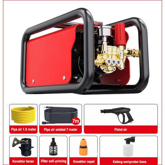 REAIM High Pressure Jet Cleaner 200Bar 20L/Min Model XHJ001 Semprotan Air Tekanan Tinggi Pencuci Ste