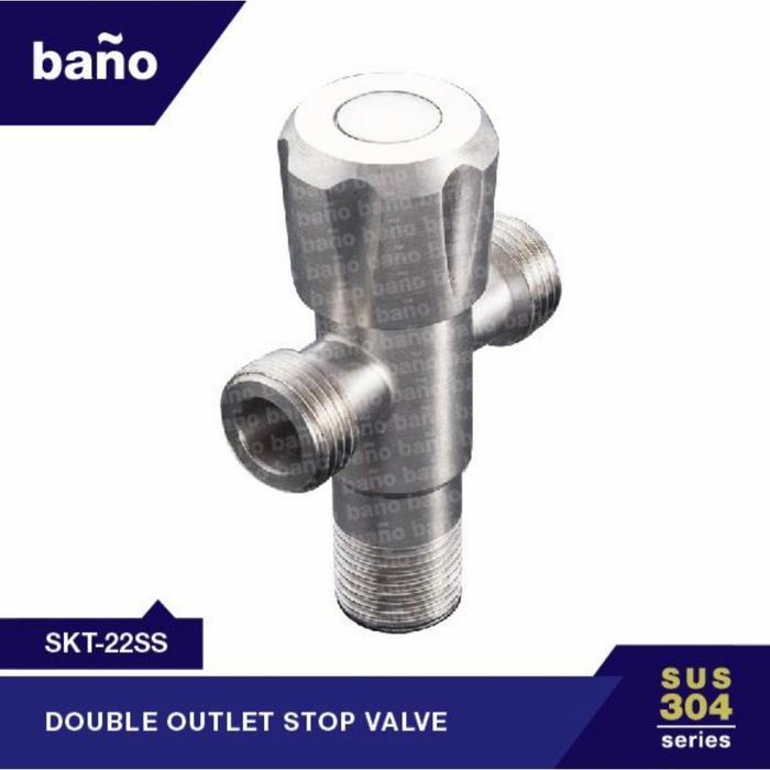 Stop Kran T Stainless Bano/Stop Kran Double Closed/Kran Double Closed