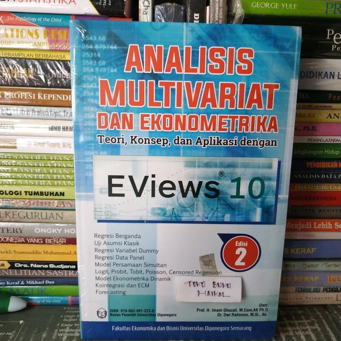 Promo Buku Analisis Multivariat Dan Ekonometrika Dg Eviews 10 Terlaris