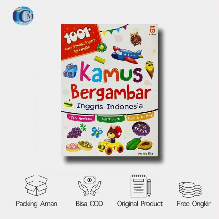 ` Buku Kamus Bergambar Inggris - Indonesia Anak