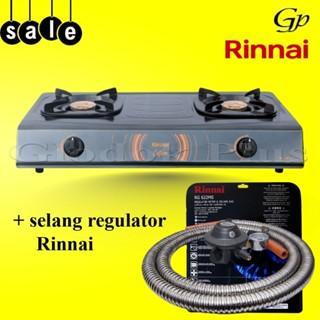 Rinnai Ri-522C Kompor Gas 2 Tungku Teflon Ri 522 C Rinai Ri522C