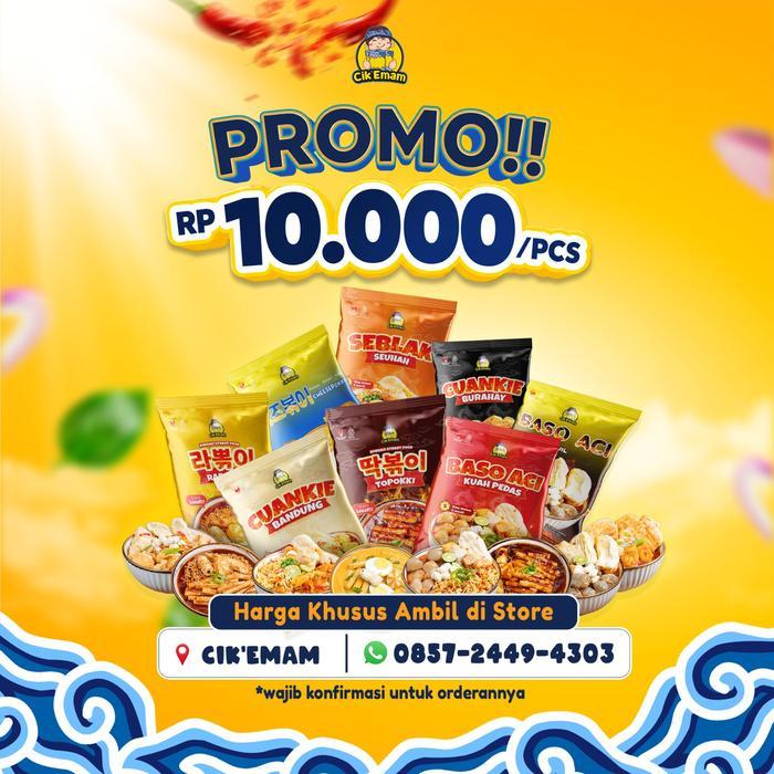 [ Cikemam Reseller ] Rabokki Topokki Baso Aci Ramen Tteokbokki Toppoki Korean Food Makanan Korea