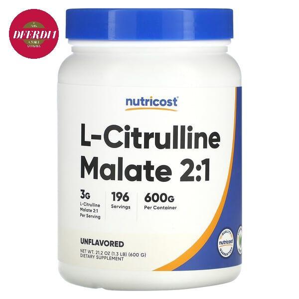 Nutricost L-Citrulline Malate 2:1 Unflavored (600 g)