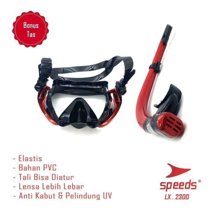 Alat kacamata Selam Masker Selam Alat Snorkling Diving Mask SPEEDS