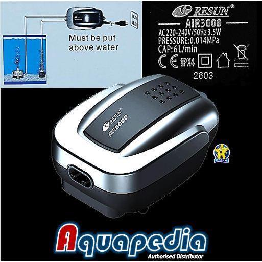 Resun Air-3000 Pompa Udara Aerator Aquarium Air Pump Air3000