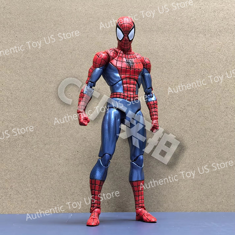100% Original Ct Toys Spiderman Mafex 075 Figure The Anazing Spider-Man Comic Ver Mafex 185 Anime