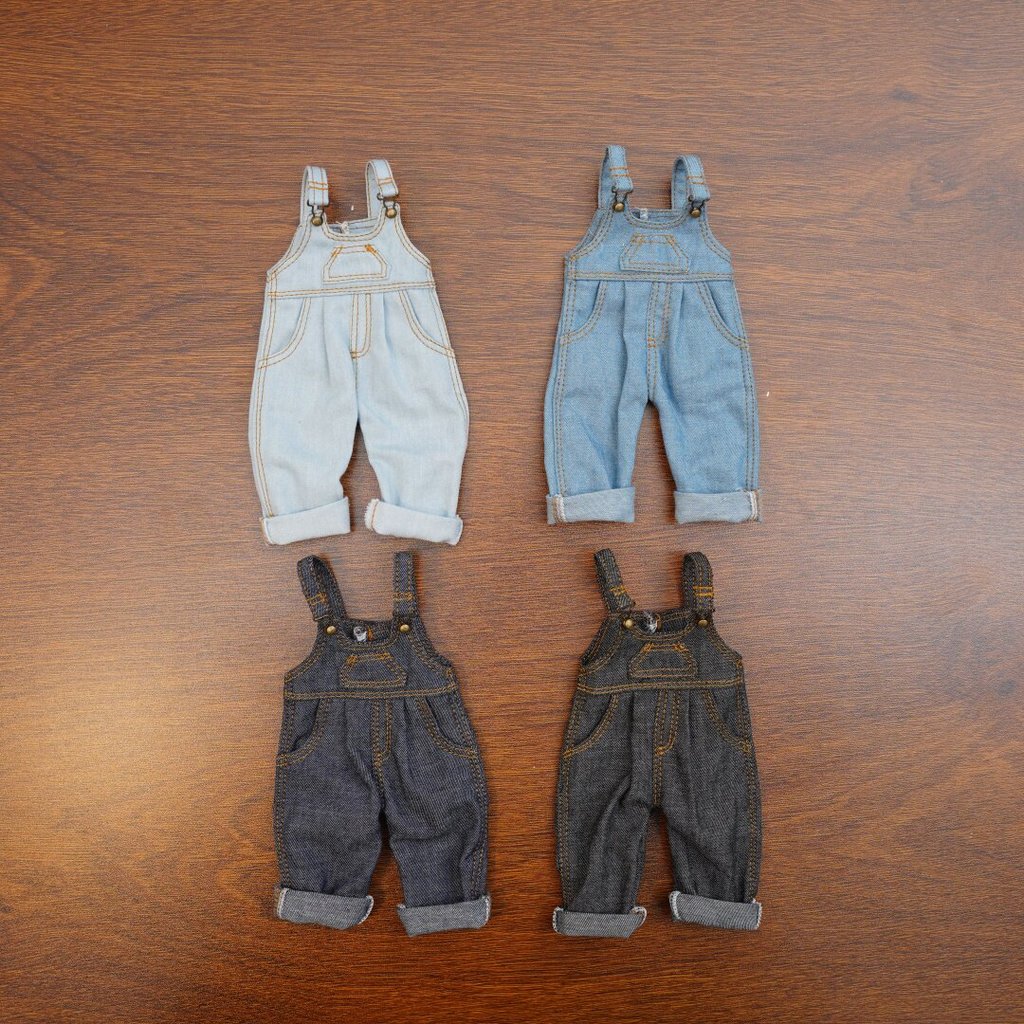 Blythe doll clothes accessories denim overalls small cloth doll clothes blythe ob22 ob24 azone daily