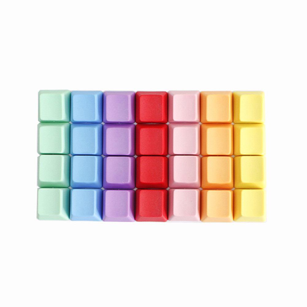 OEM Profile PBT Keycaps Mechanical Keyboard Mixded Color Blank Keycaps Custom Gamer Mx Switch No
