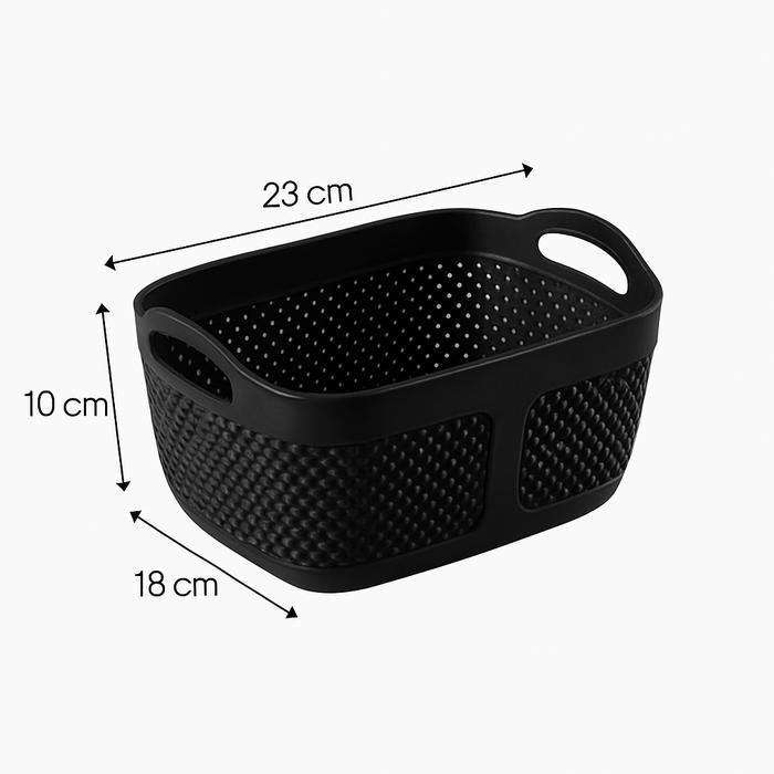 Keranjang Penyimpanan / Wadah Serbaguna Plastik / Keranjang Plastik Basket / Tempat Penyimpanan