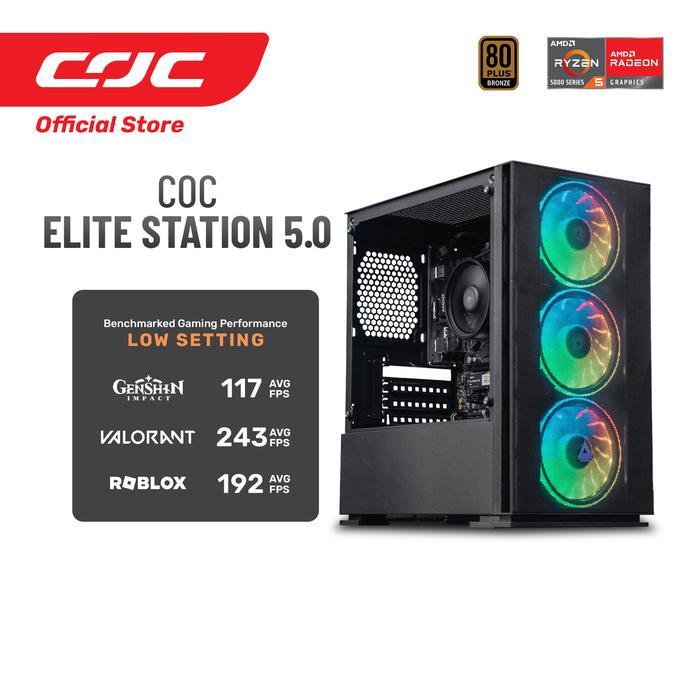 COC Elite Station 5.0 - Paket PC Rakitan Ryzen 5 5600GT