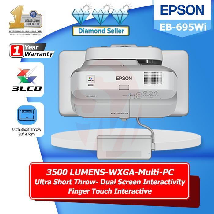 Epson Projector EB695Wi UltraShort Throw Interactive WXGA