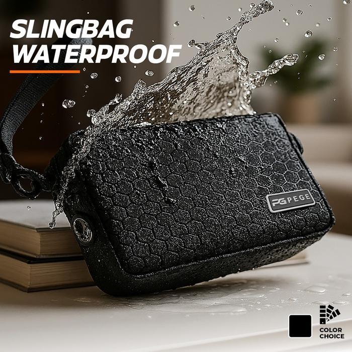 Selempang Clutchbag Tas Selempang Clutchbag PEGE Carrol Handbag Tas Tangan Pria Wanita 3in1 Waterpro