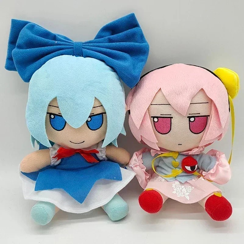 20CM Anime TouHou Project Plush Toys Cirno Plushie Dolls Izayoi Sakuya Flandre Scarlet Cosplay