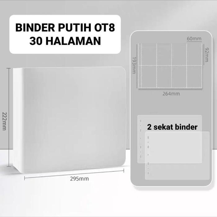 [ Ready Stock ] Ringnotes Binder Photocard Kpop ( Ot5 Ot6 Ot7 Ot8 Ot10 Ot13 / 5P 6P 7P 8P 10P 13P /