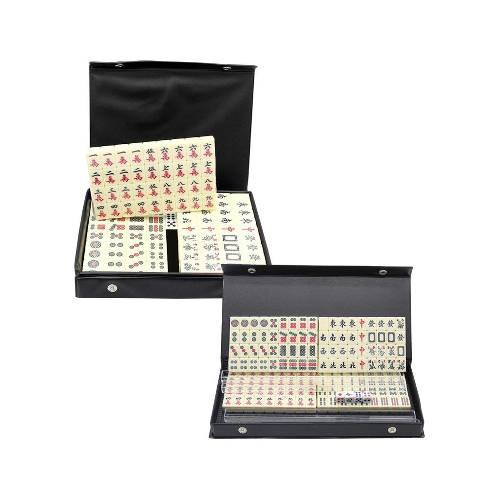 Chinese Mahjong Game Set with Dices Leisure Time Game Friends Leisure Time for Home