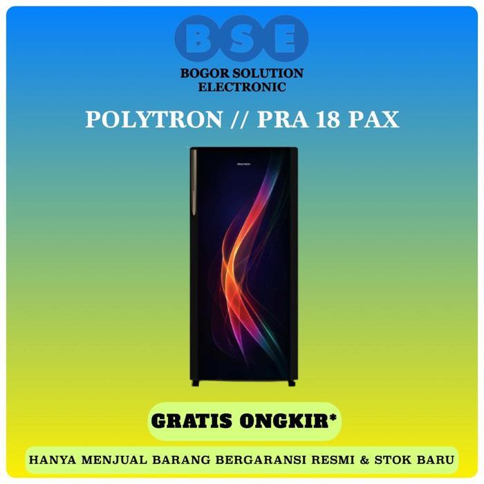 Kulkas 1 Pintu Polytron PRA18PAX 180 liter PRA 18 PAX Polytron PRA18