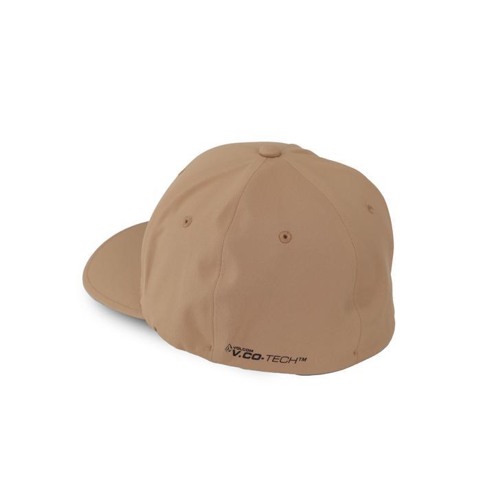 VOLCOM MCP STONE TECH FLEXFIT DELTA HAT DARK KHAKI