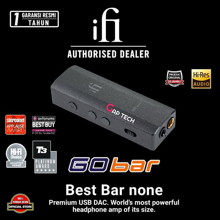 Promo Ifi Go Bar Hi-Res Ultraportable Dac / Preamp / Headphone Amp / Dac Amp