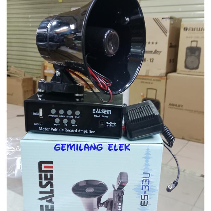 Promo Speaker Corong + Amplifier Ealsem Es-33 Usb